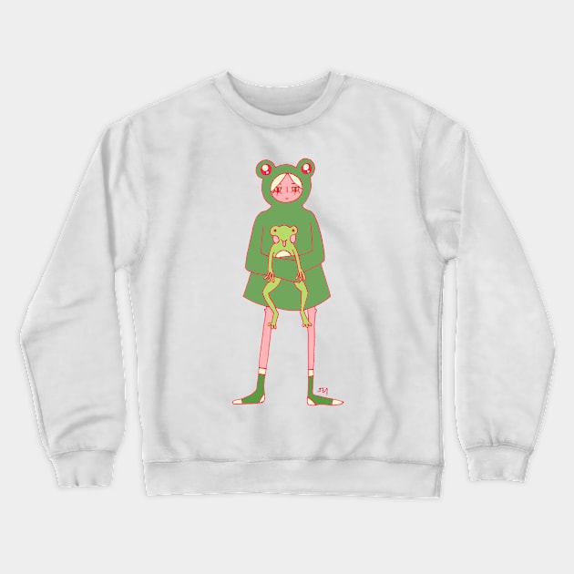 froggy Crewneck Sweatshirt by saburban